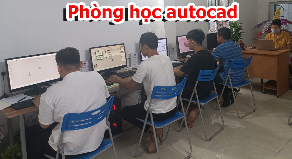 Góc phòng thực hành autoad
