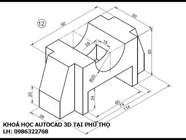 Khoá học Autocad 3D tại Phú Thọ. 