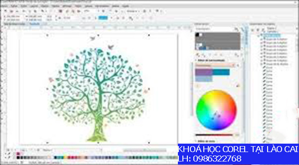 Khoá học Corel tại Lào Cai