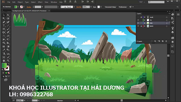 Khoá học Illustrator tại Hải Dương
