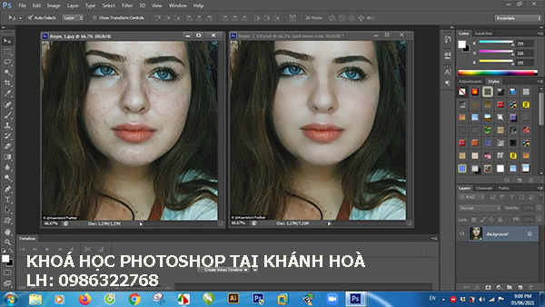 Khoá học Photoshop tại Khánh Hòa