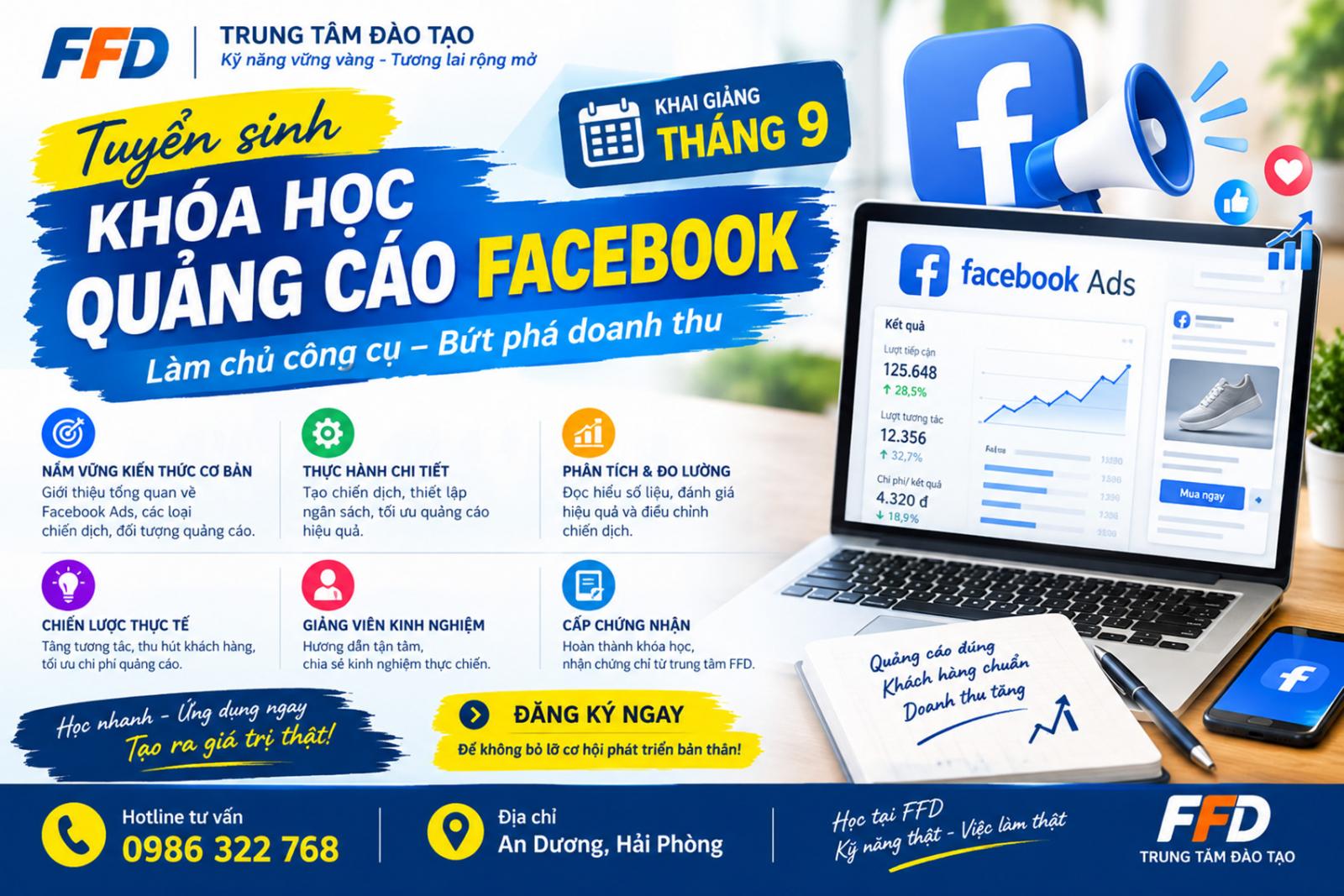 Tuyển Sinh Khóa Học Quảng Cáo Facebook Tháng 9 Năm 2026