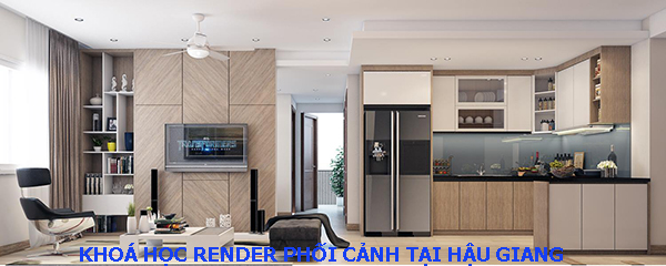 Khoá học render phối cảnh tại Hậu Giang