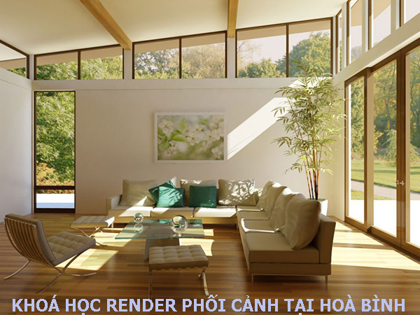 Khoá học render phối cảnh tại Hoà Bình