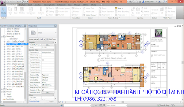 Khoá học Revit Architecture tại TP.Hồ Chí Minh