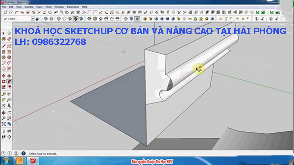 Khoá học Sketchup cơ bản và nâng cao tại Hải Phòng. 