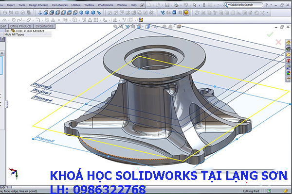 Khoá học Solidworks tại Lạng Sơn. 