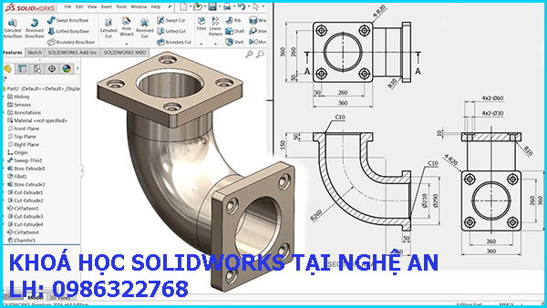 Khoá học Solidworks tại Nghệ An. 