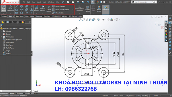 Khoá học Solidworks tại Ninh Thuận