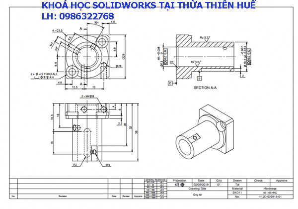 Khoá học solidworks tại Thừa Thiên Huế