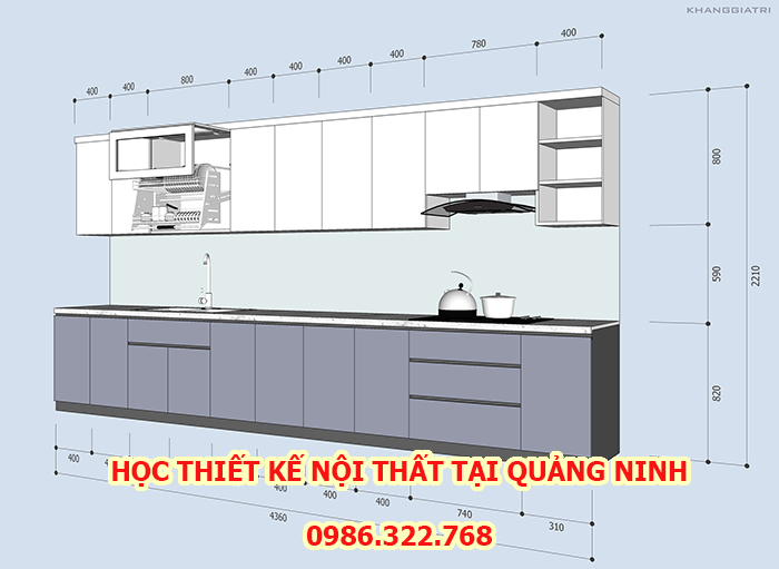 Học thiết kế tủ bếp tại Quảng Ninh