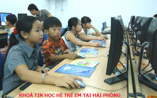 Khóa tin học hè trẻ em tại Hải Phòng. 