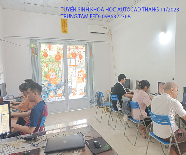 Tuyển sinh khóa học Autocad tháng 11 năm 2023
