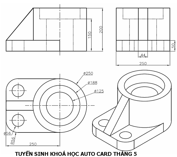 Tuyển sinh khoá học Auotocad tháng 5 năm 2023