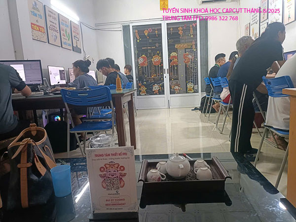 Tuyển sinh khoá học Capcut tháng 8 năm 2025.