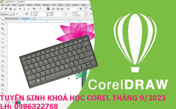 Tuyển sinh khóa học corel tháng 9 năm 2023