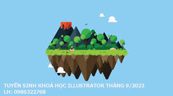 Tuyển sinh khóa học illustrator tháng 9 năm 2023. 