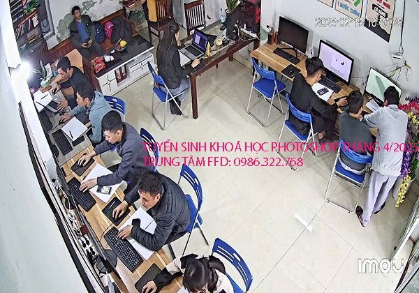Tuyển Sinh Khoá Học Photoshop tháng 4 năm 2025