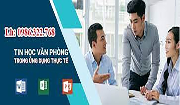 Tuyển sinh khoá tin học văn phòng tháng 1 năm 2024. 