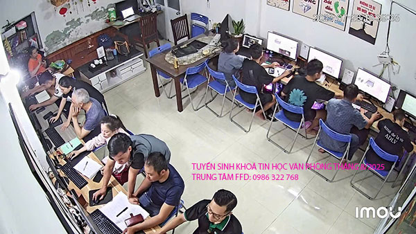 Tuyển sinh khóa học tin học văn phòng tháng 8 năm 2025.