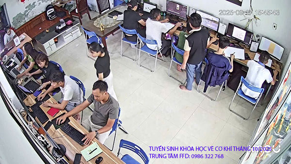 Tuyển sinh khóa học vẽ cơ khí tháng 10 năm 2025