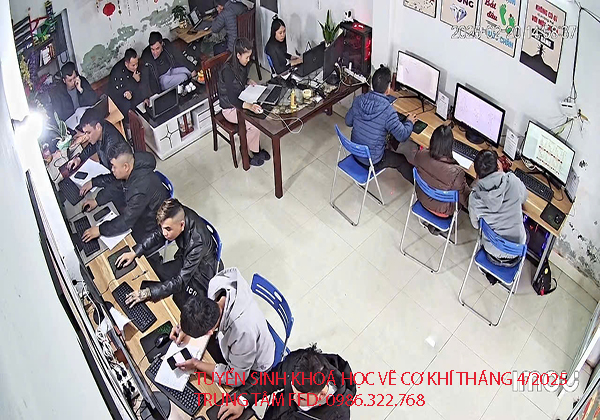 Tuyển Sinh Khoá Học Vẽ cơ khí tháng 4 năm 2025