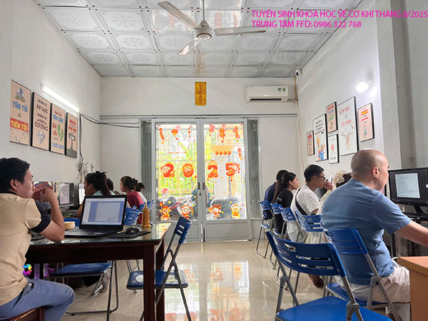 Tuyển sinh khoá học vẽ cơ khí tháng 8 năm 2025