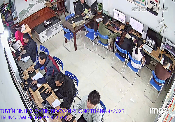 Tuyển Sinh Khoá Học Tin học văn phòng tháng 4 năm 2025