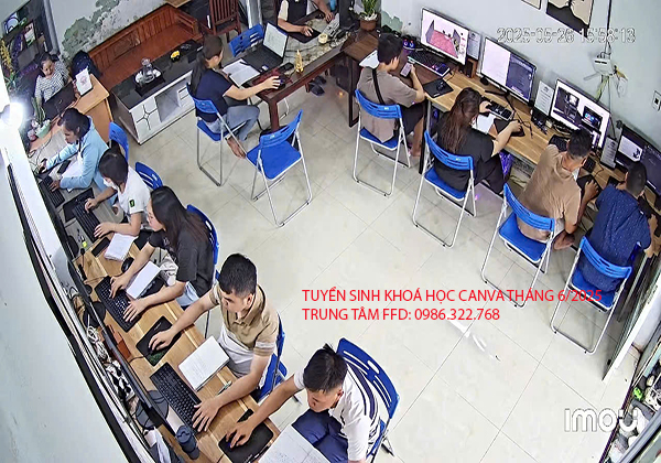 Tuyển sinh  khoá học Canva tháng 6 năm 2025