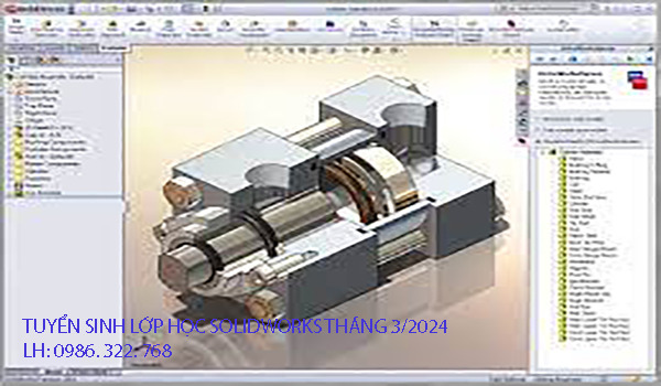 Tuyển sinh lớp học Solidworks tháng 3 năm 2024