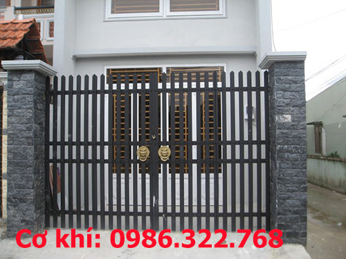 Thi công lắp đặt cổng sắt nhà Bác Lập tại Kiến An Hải Phòng