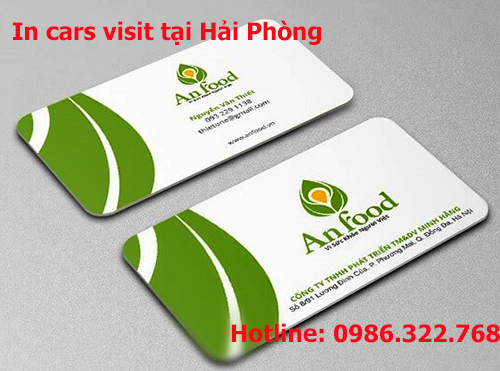 Thiết kế card visit tại Hải Phòng