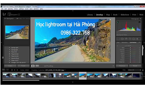 Địa chỉ đào tạo lightroom tại Hải Phòng