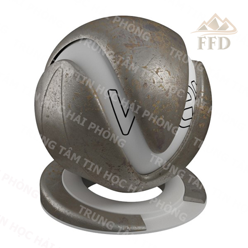 Vật liệu kim loại Metallic trong V-Ray Next for SketchUp