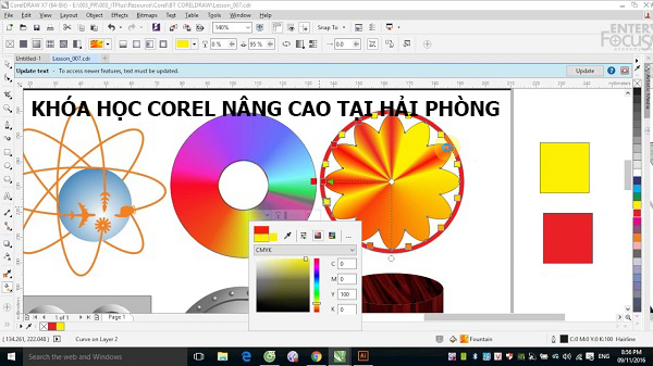 Chương trình khóa học corel nâng cao