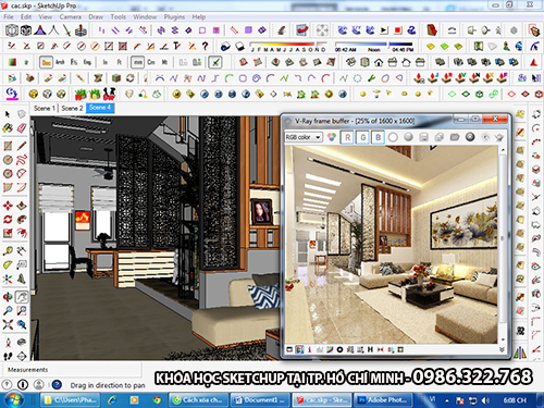Khóa học sketchup tại TP HCM
