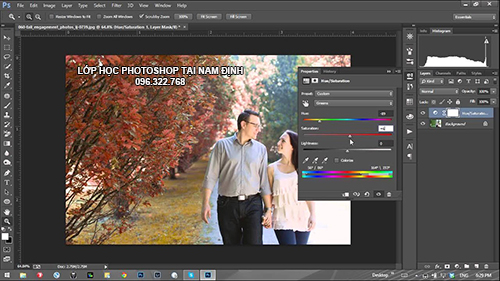 Lớp học photoshop tại Nam Định