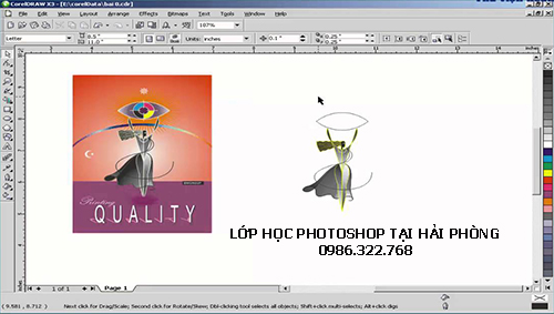 Lớp học corel tại Hải Phòng