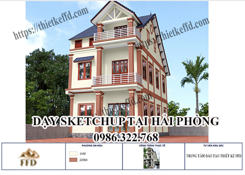 Dạy sketchup tại Hải Phòng | Đồ họa kiến trúc Hải Phòng