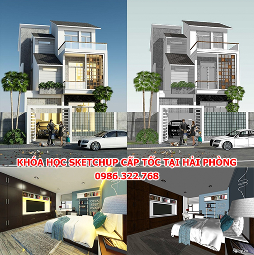 Khóa học sketchup cấp tốc tại Hải Phòng