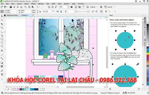 Khóa học corel tại Lai Châu