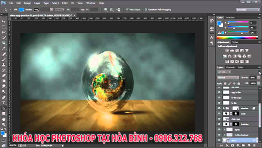 Khóa học photoshop tại Hòa Bình
