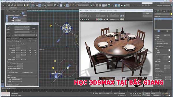 Khóa học 3dsmax tại Bắc Giang