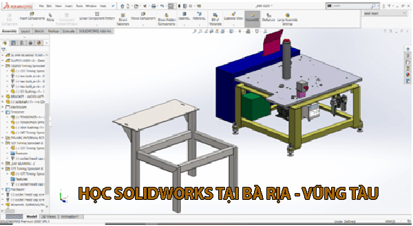 Khóa học Solidworks tại Bà Rịa- Vũng Tàu