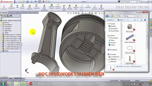 Khóa học Solidworks tại Điện Biên