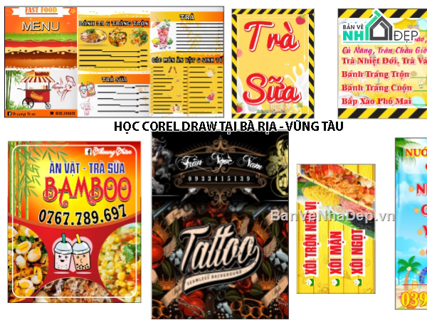 Học Corel Draw tại Bà Rịa- Vũng Tàu