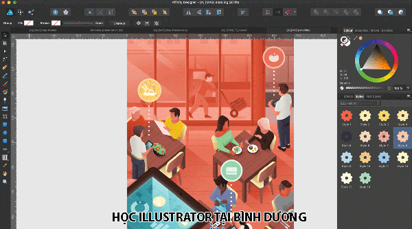 Khóa học Illustrator tại Bình Dương