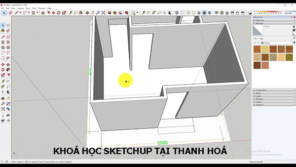 Khóa học sketchup tại Thanh Hóa