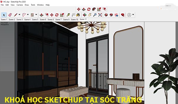 Khóa học sketchup tại Sóc Trăng