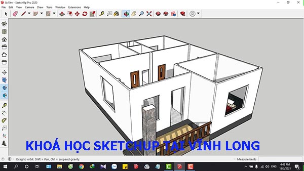 Khóa học sketchup tại Vĩnh Long